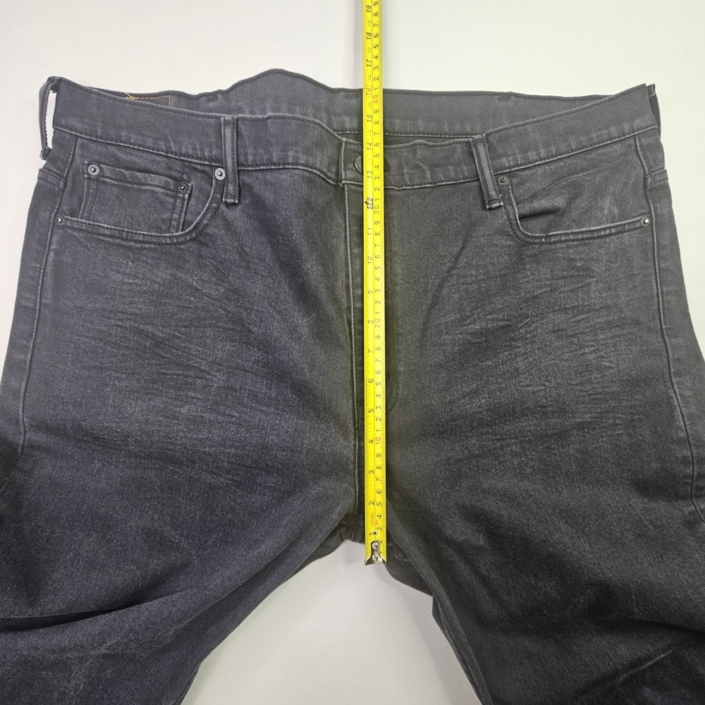 LEVI'S 569 Loose Straight Jeans 42x32 Black Dark Wash Denim Baggy Relaxed Fit - Picture 9 of 13